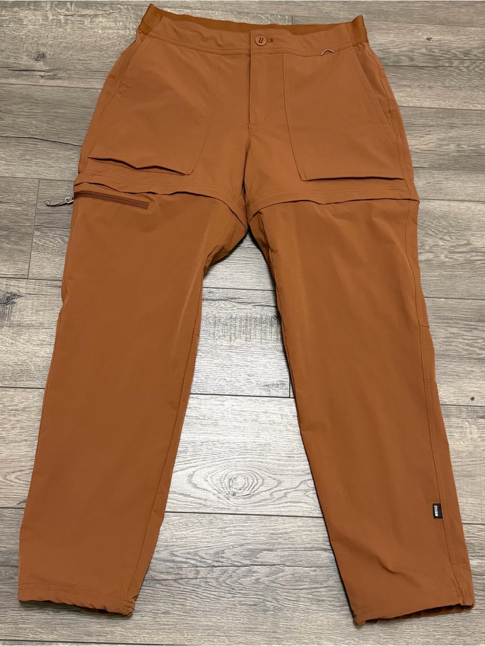 REI Co-op Sahara Convertible Hiking Pants Women's Zip Off Trail Brown Sz M